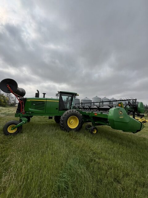 2012 John Deere D450 Self Propelled Windrower